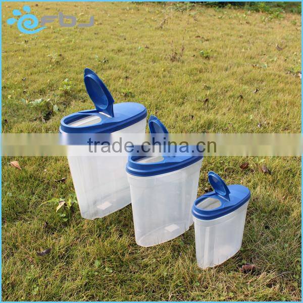 Plastic Food Storage Cereal Container Box