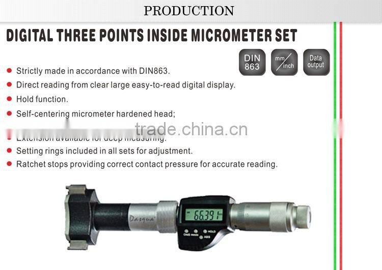 DIGITAL THREE POINTS INSIDE MICROMETER SET