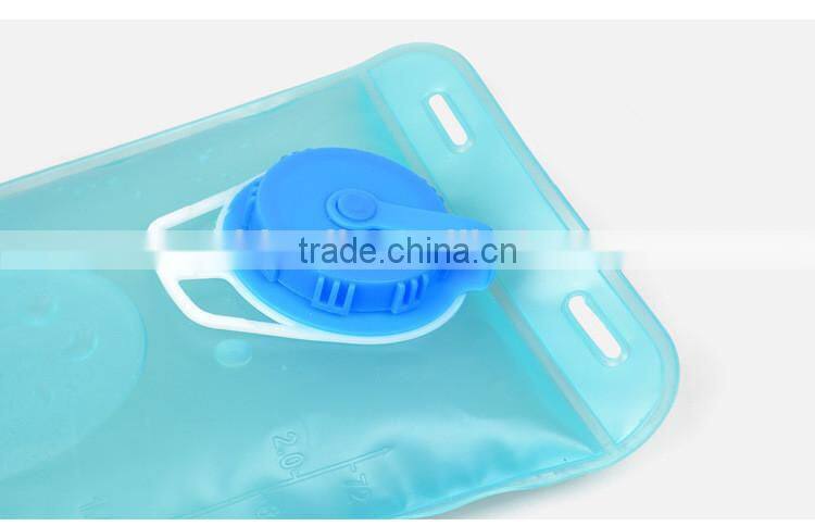 Outdoor 2L TPU sport cycling travel folding plastic drink bag