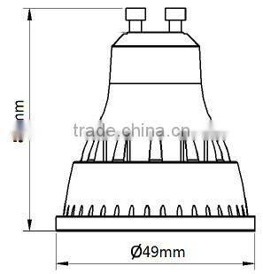 Top Quality 5W E27 GU5.3 GU10 Mr16 COB led ceiling spotlight
