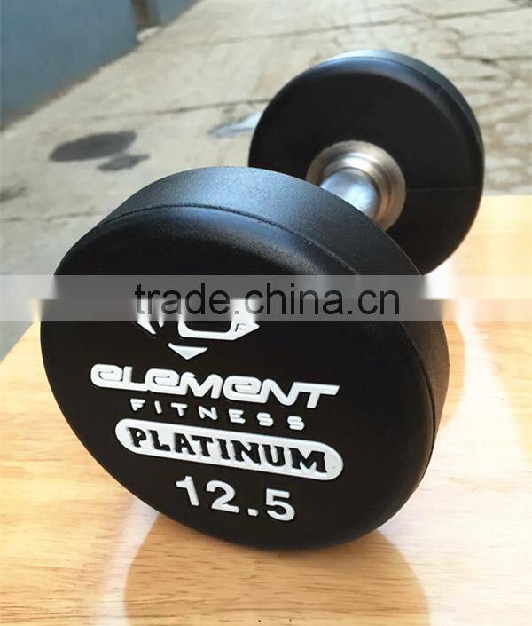 PU(cpu) round head/ hex head dumbbell/quality dumbbell