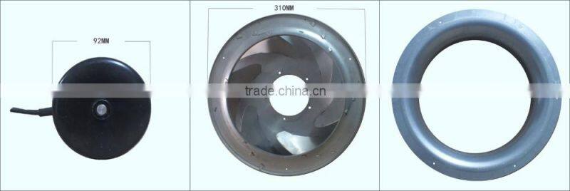 310mm high flow 1910m3/h fan for electrical cabinet