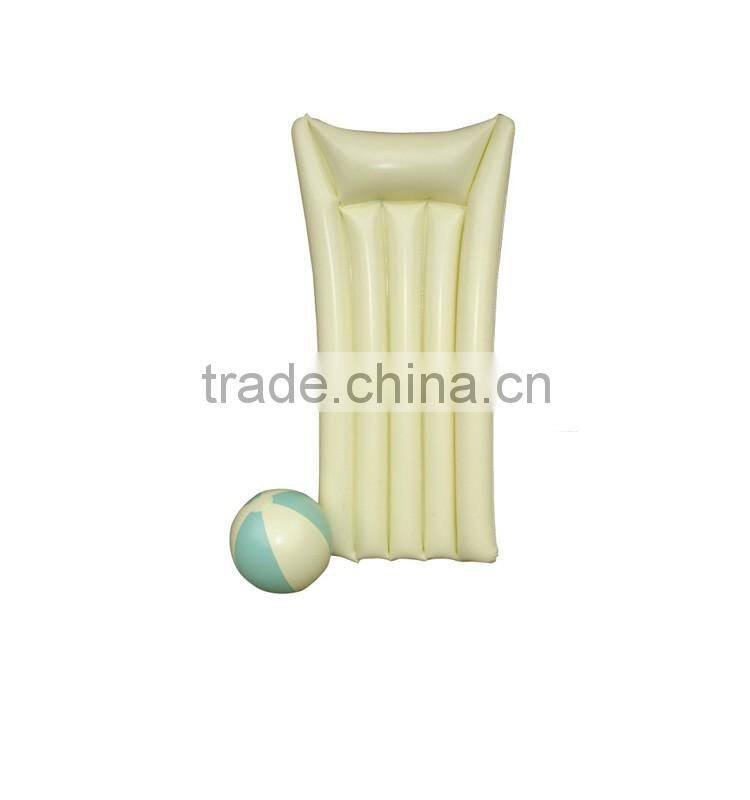 18 pocket lounge , inflatable air water lounge with pillow