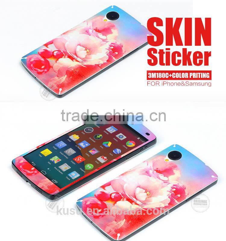 Hot sale vinyl skin 3m cell phone skins for google5