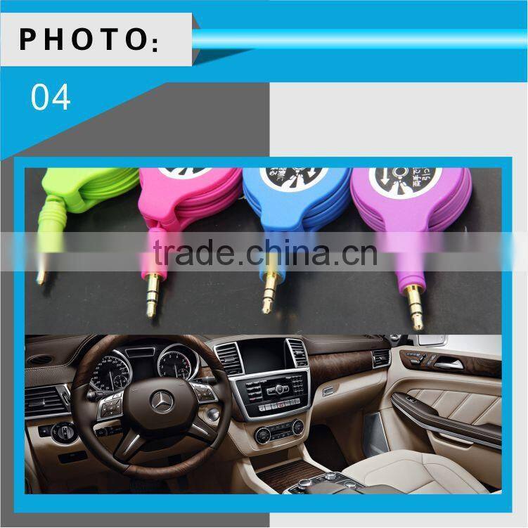 Wholesale colorful retractable optical audio cable 3.5mm from China manufacturer