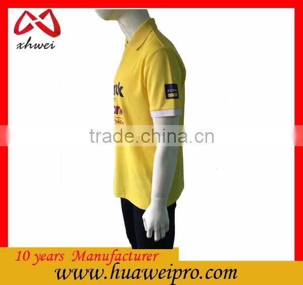China supplier oem high quality new design golf print 100% cotton custom mens polo shirt