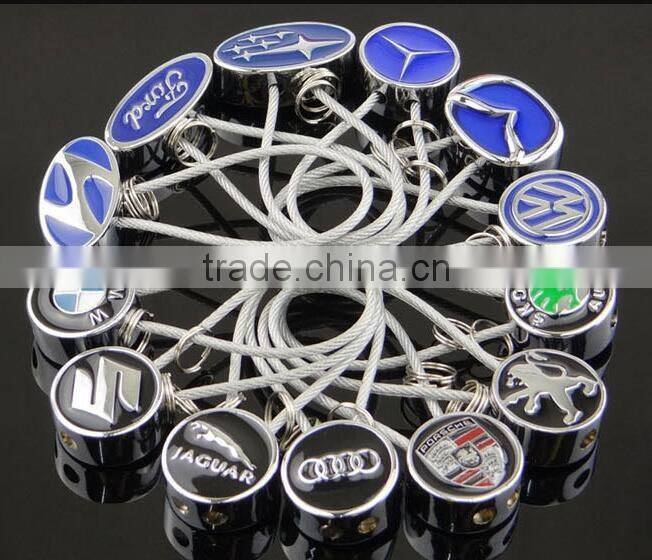 car custom logo metal keyring