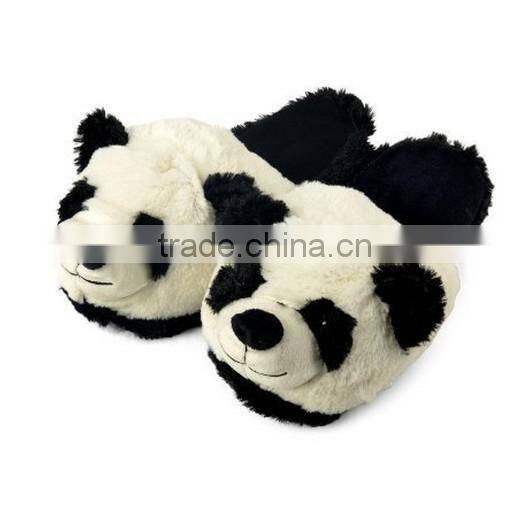 plush animal koala slippers plush animal duck slippers/cheap baby shoes/plush animal duck slipperss with animal head