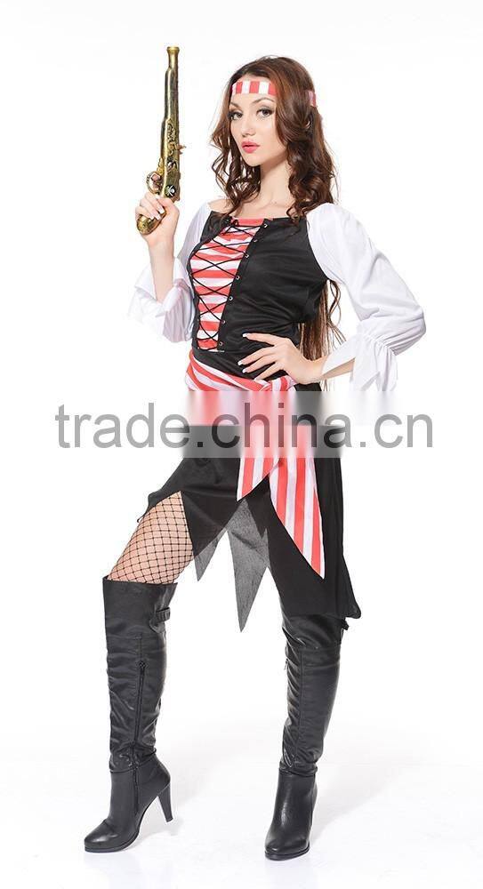 New Design Cool Halloween Women Pirate Costume