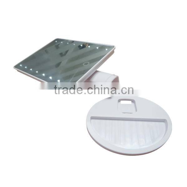 High-end square decorative compact mirror & lighted decorative makeup mirror & compact mirror with led lights