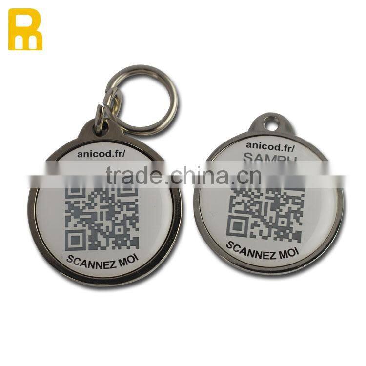 Anti-metal Tag Round 25mm 30mm nfc dog pet tags