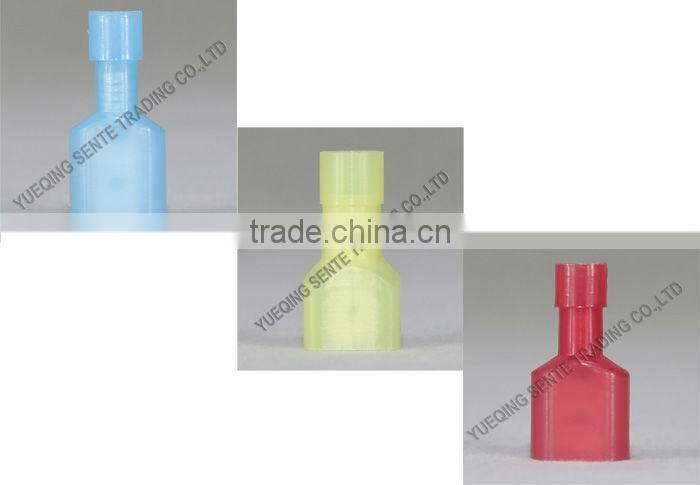 Flat male and female terminal crimping press