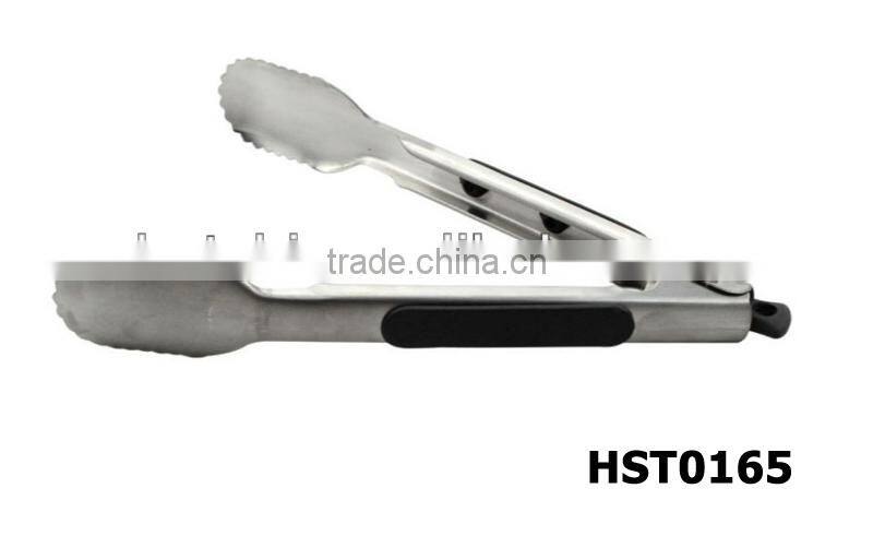 steel tong with anti-slip handle