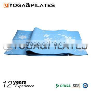 PVC yoga mat with printing surface