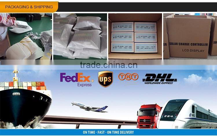 high quality LCD display ce rohs approved 12v 24v pwm solar charge controller manual