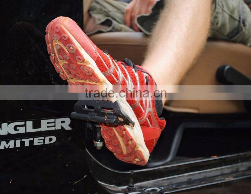 A Pair of Foot Pegs For 2007-2016 Jeep Wrangler JK & Unlimited Black