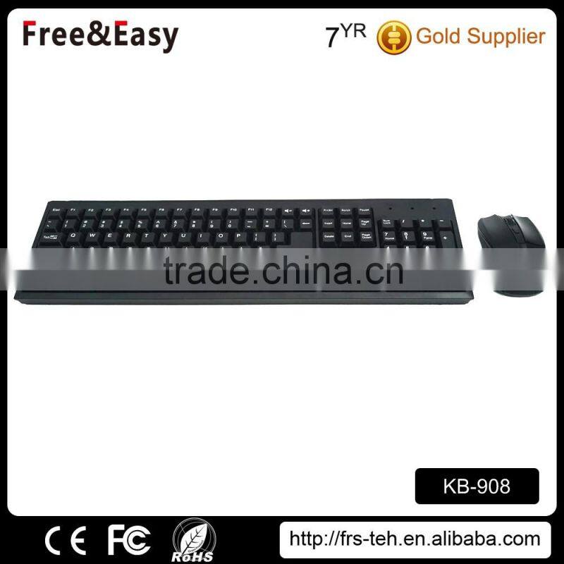 Ergonomics Style and 2.4Ghz Wireless Type Keyboard and Mouse Combo
