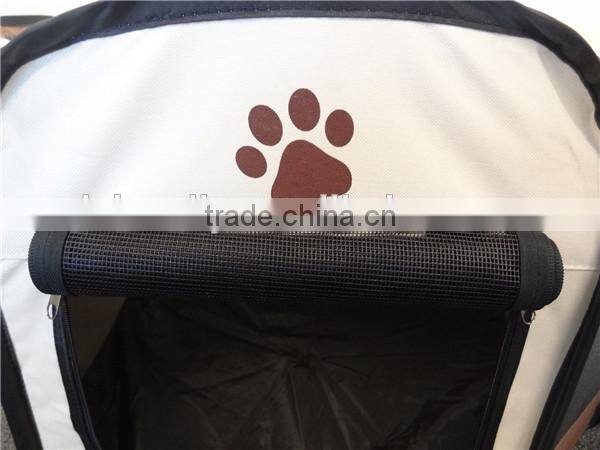 PAW printing Pet Playpen Dog Cat Soft Crate Cage Tent Travel Puppy Portable Exercise