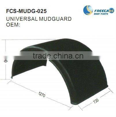 high quality trailer universal mudguard (WITH WHITE GARNISH)