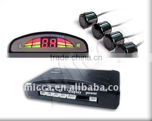 Wireless Car Parking Sensor, Sensores de Estacionamento Monitor LED and 4 Rear Sensors(PS363)