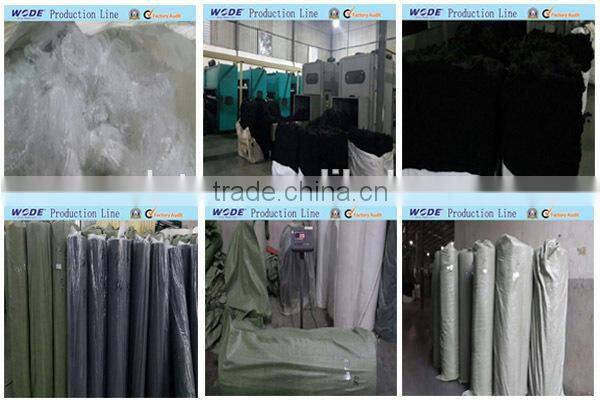 Nonwoven needle punched felt fabric