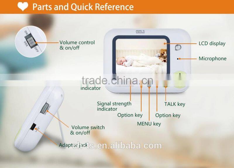 HD Baby Monitor Camera ,2.4GHz Video Baby Monitor