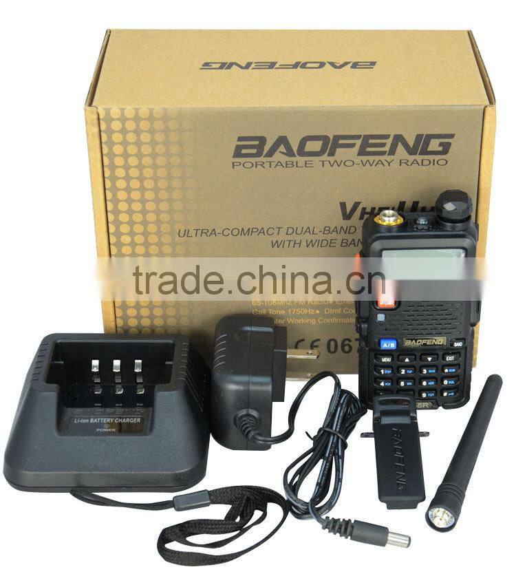 Dual band walkie talkie baofeng uv5r