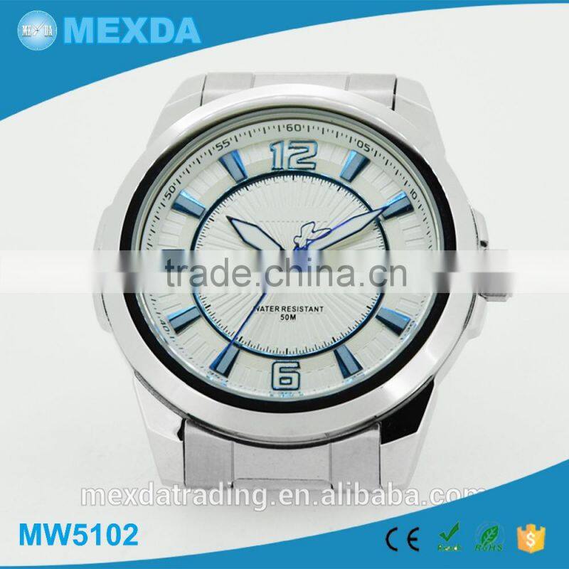 fashion hot sell alloy case japan movt 3TM water resistantcustom logo own brand watch