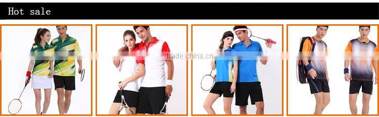Newest fashionable badminton jersey uniforms sets,wholesale badminton wear wholesale badminton jersey