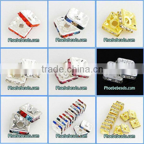 14MM Shamballa Beads Wholesale Red CZ Crystal Rhinestone Disco Ball Round DIY Making Bracelets Necklace Findings