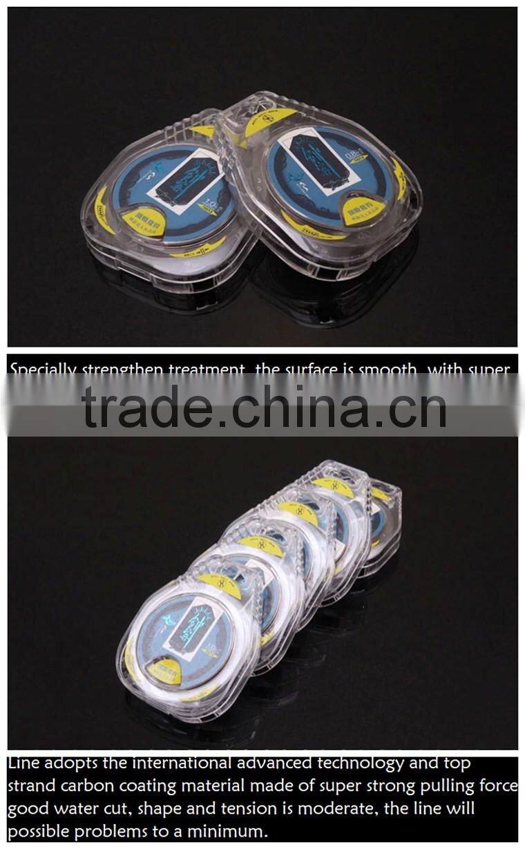 Colorful high strength nylon braided fishing line factory