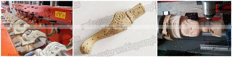 Best sale multi heads 4 axis rotary device machine cnc router with rotary fixture china