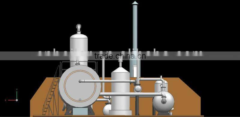 Waste tyre pyrolysis factory