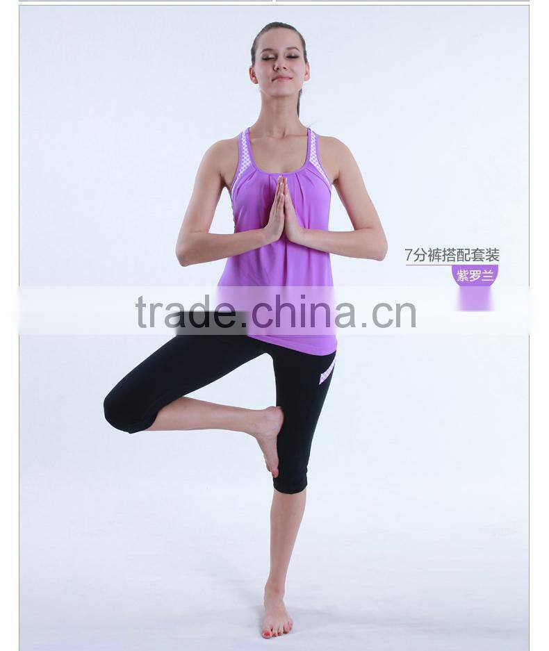 Ladies Dri Fit 92% Supplex 8% Lycra Fashion Designer Fitness Yoga Wear