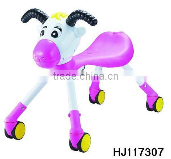 Plastic new product animal baby car,sliding car,kid toy car for promotion