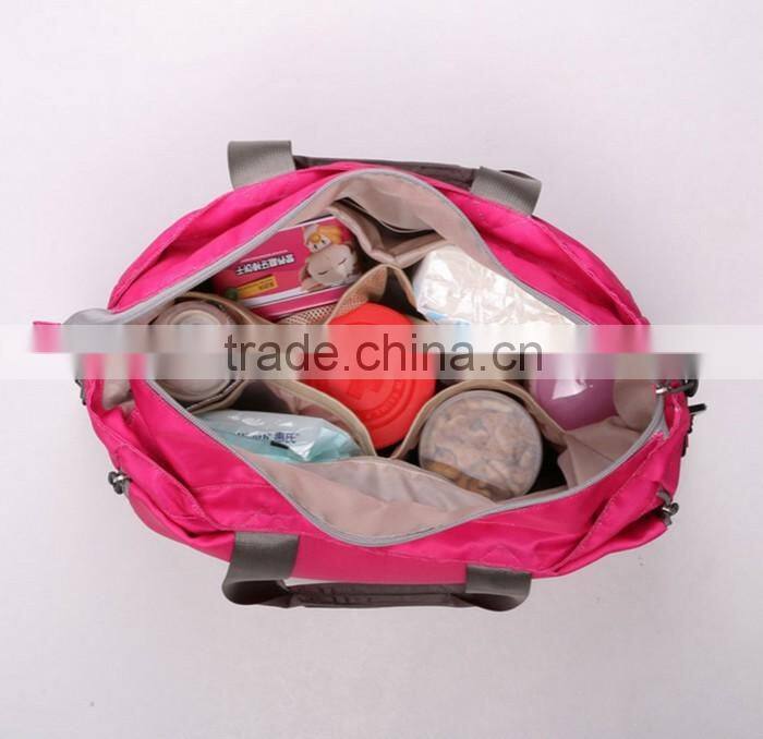 Simple design mommy bag High quality nylon diaper bag women's travel diaper bag