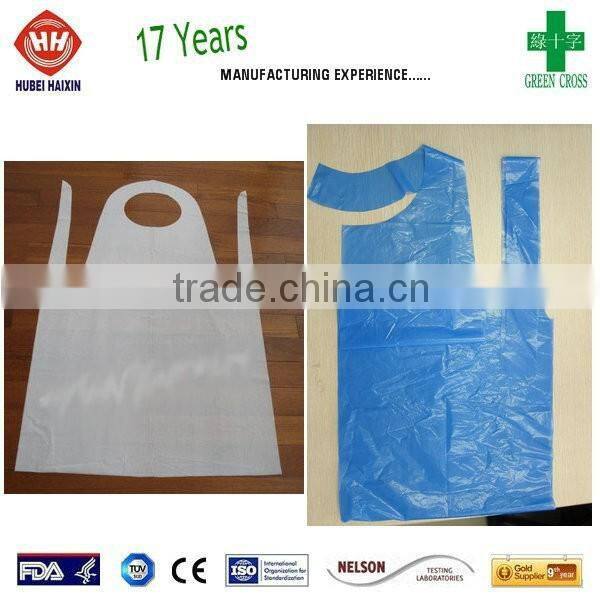 Wholesale disposable plastic aprons for men ldpe apron