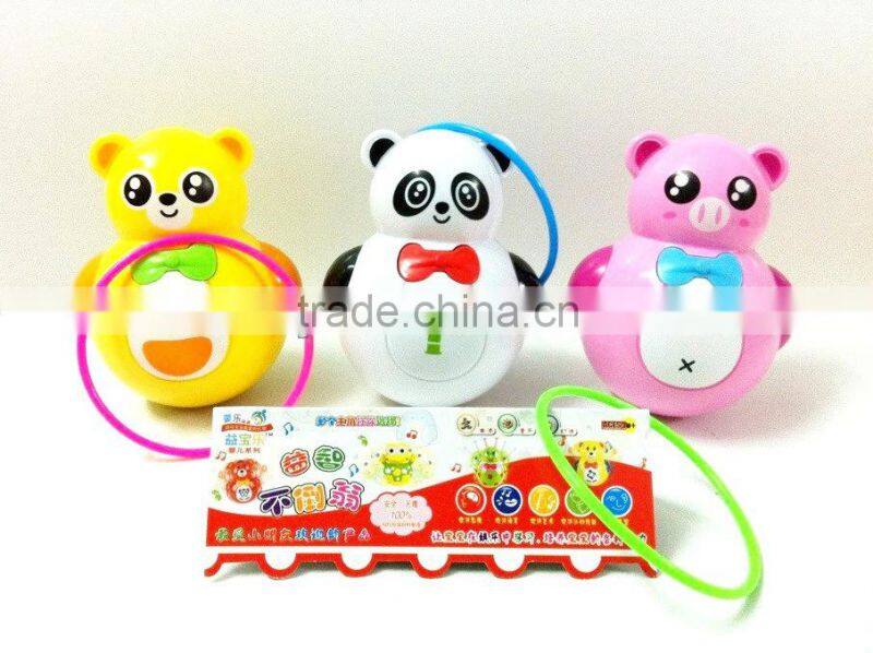baby shaking ball toy plastic panda with light and music