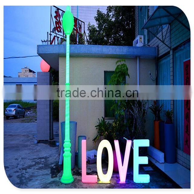 RGB 16 colors led letter sign, pretty alphabet letters use for billboard