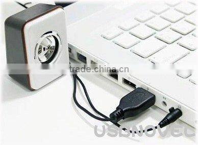 USB mini speaker with two loudspeakers-black