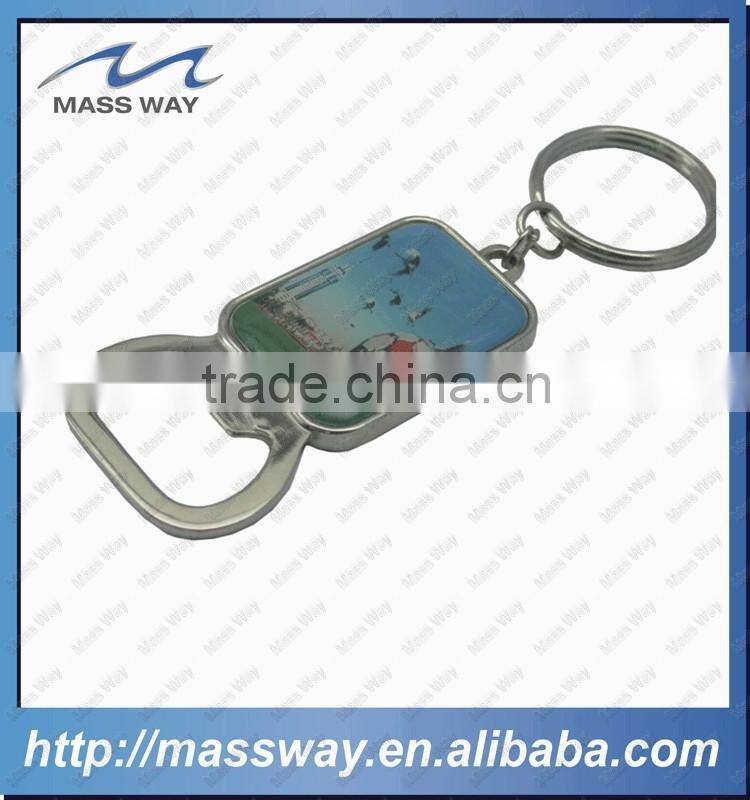 promotion printing sticker custom stainless steel beer bottle openers
