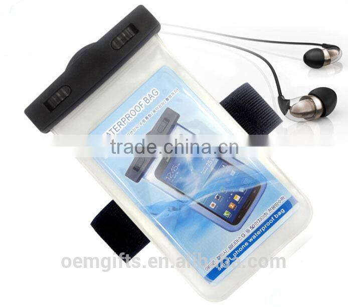 PVC Waterproof Swimming And Diving Bag For iPhone