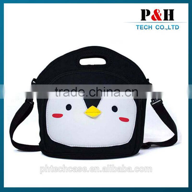 Portable kids neoprene lunch bag, various design to choose , OEM orders are welcome