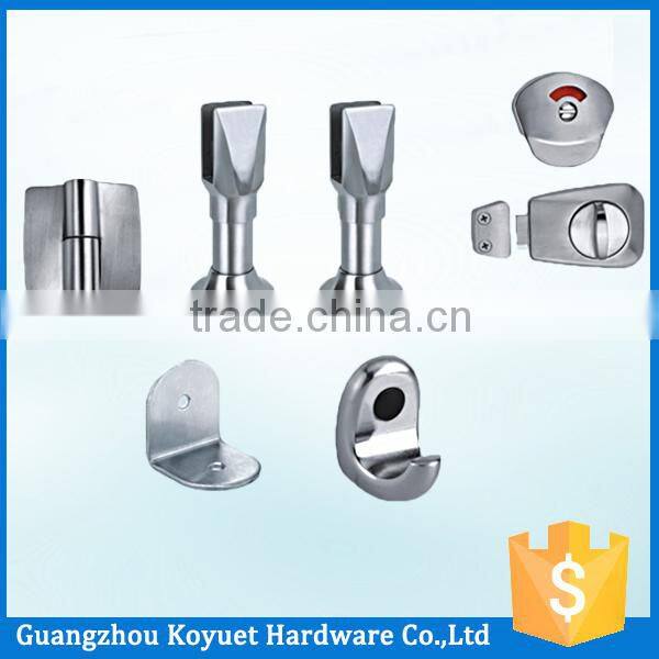 Best KOYUET Hot Wholesale Plastic Bathroom Accessories Toilet Partition Cubicle Hardware