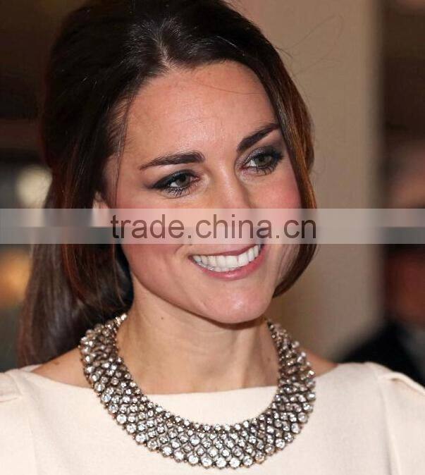 Newest crystal necklace,fashion korean jewelry necklace