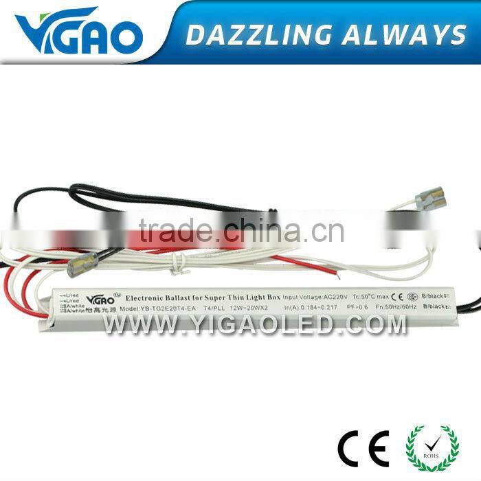 Thin series led electronic ballast