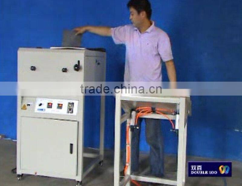 high efficient hot melt glue and self adhesive glue double side gluing machine for PVC sheet