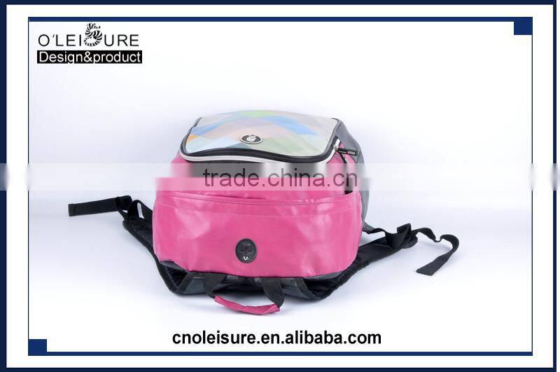 2016 customised OED/OEM useful daypack school bags high quality backpack leather backpack travel cases camping leather back pack