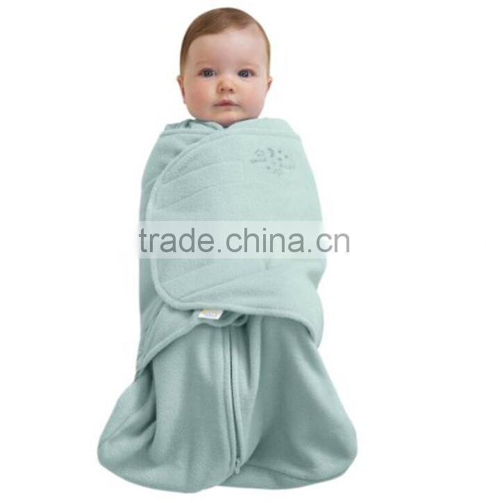 Sleeping Baby Fleece Swaddle Newborn Blanket Adjustable Infant Wrap