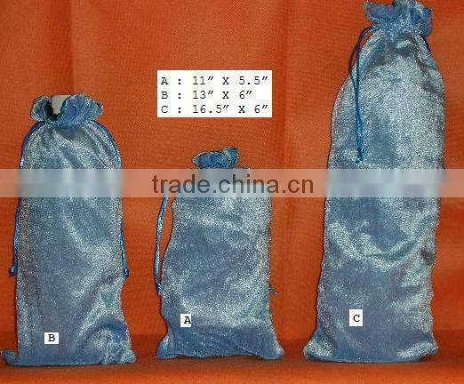 Velvet bottle packing pouch